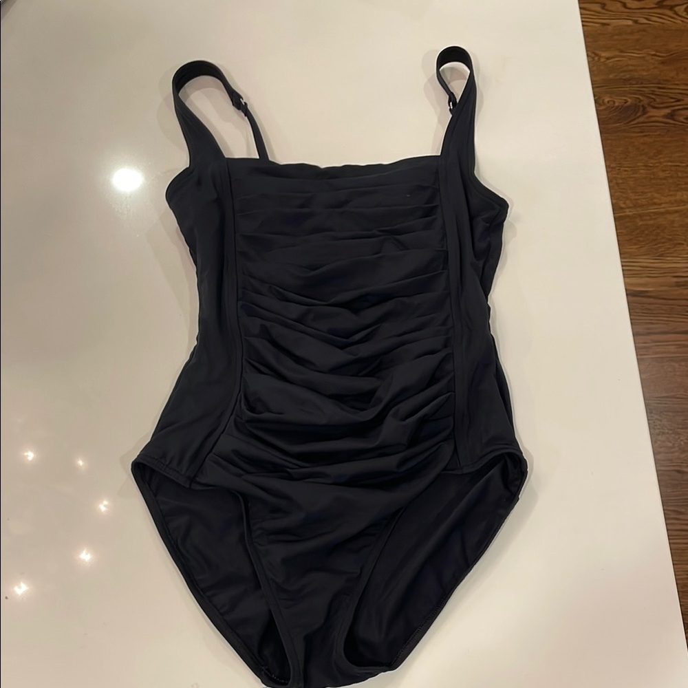 Calvin Klein Black Ruched Swimwear